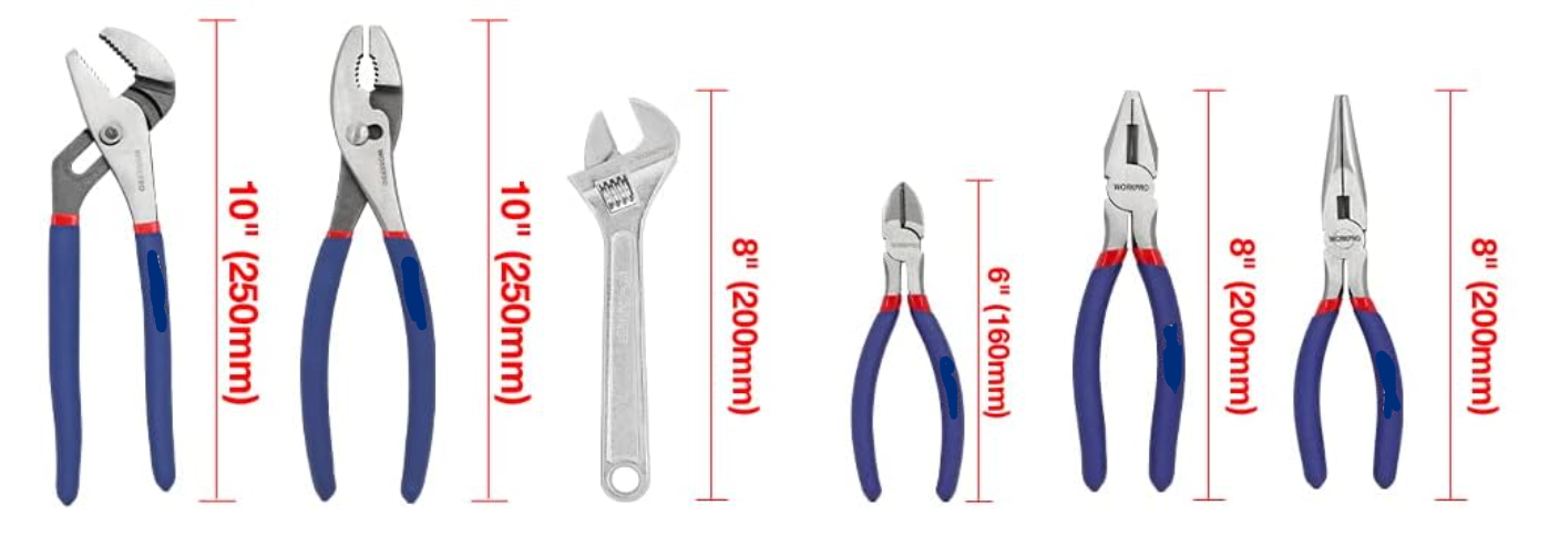 glitter 6 piece tool set
