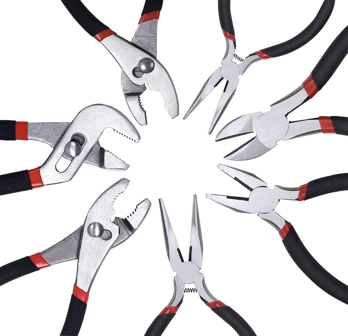 glitter plier 7 piece utility plier set