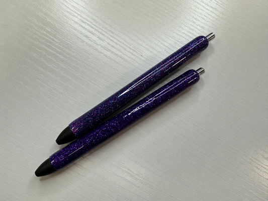 Pre-made Glitter Pen - purple